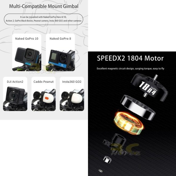 GEPRC Cinebot30 HD w/ DJI 03 Air Unit 127mm 3Inch 6S FPV Drone GEP30HD-DJI03