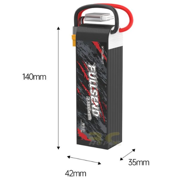 iFlight FULLSEND 3300mAh 95C 6S1P 22.2V Lipo Battery XT60H Plug MX3300/95-6S