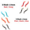 Gemfan 45-2 Blade / 45-3 Blade 45mm 1.0mm/1.5mm Hole (Optional) 4pair/8pcs Gem45