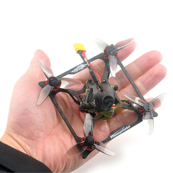 Happymodel Bassline 2S 90mm X12 V2.0 5-IN-1 AIO w/Caddx Ant 1200TVL Micro Toothpick FPV Racing Drone HP-Bassline