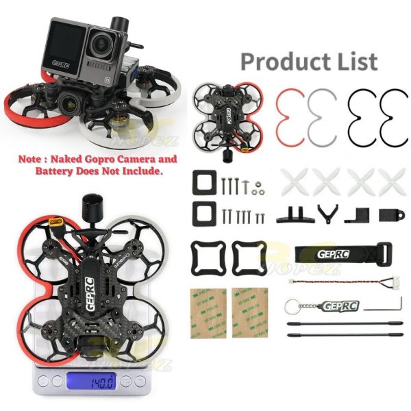 GEPRC CineLog20 HD w/DJI O3 Air Unit 100mm 2Inch 4S FPV Drone GEP20HD-DJI03