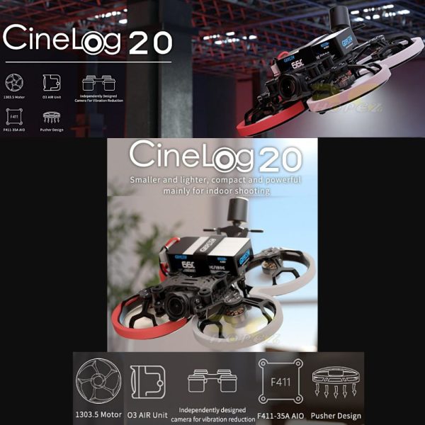 GEPRC CineLog20 HD w/DJI O3 Air Unit 100mm 2Inch 4S FPV Drone GEP20HD-DJI03