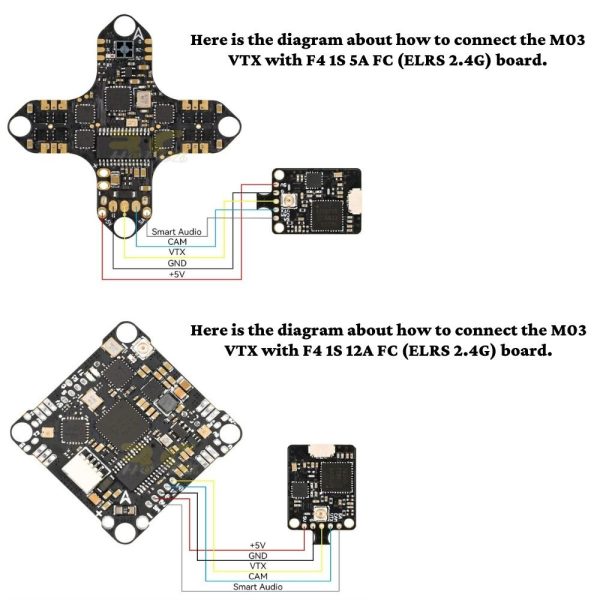 Betafpv M03 5.8G 25mW-350mW Switchable VTX For FPV Racing Drone Compatible With BETAFPV C01/C02/C03 Camera BT-M03