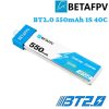 BETAFPV BT2.0 550mAh 1S 40C Battery with BT2.0 Connector BT550/40-1S