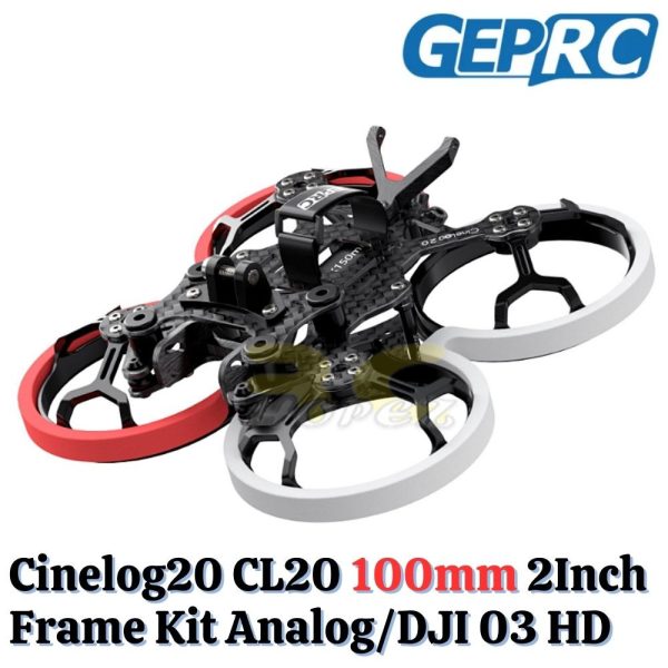 790d96d1bb8ae4e2b9ec5518c8f89898.jpeg GEPRC Cinelog20 CL20 100mm 2Inch Compatible Analog/DJI 03 HD Frame Kit GEP-CL20