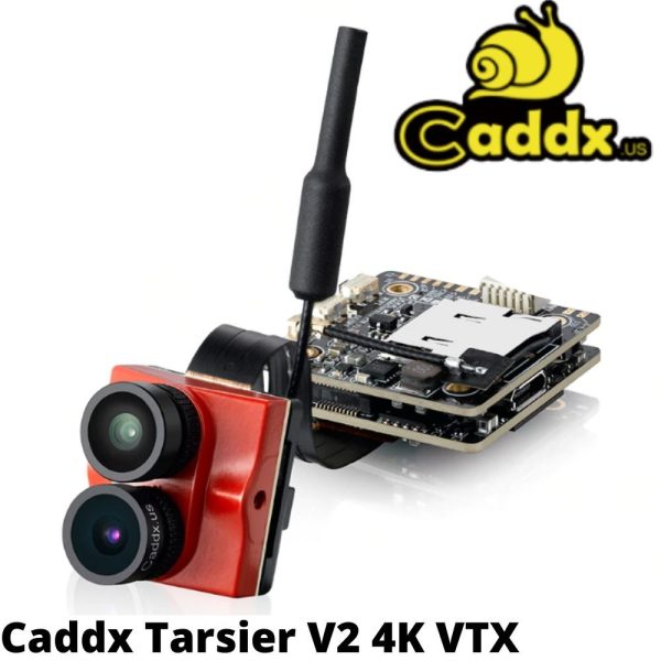 Caddx Tarsier V2 4K VTX 30fps 1200TVL WiFi Mini FPV Camera With ND Filter 128G Memory Card for RC Racing Drone Quadcopter 4K-VTX