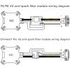 iFlight Anti Spark Filter for Nazgul Evoque F5/F6 V2/Chimera7 Pro V2 /Nazgul5 V3 with XT60E-M MX-Anti Spark