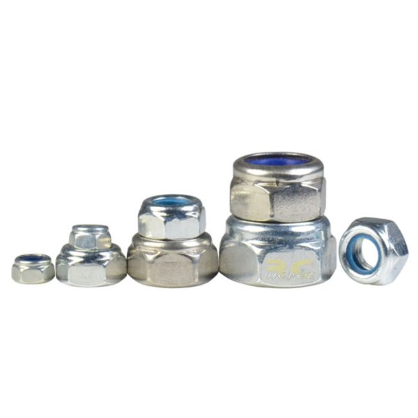 Nylon Lock Nut M2 M2.5 M3 M4 M5 304 Stainless Steel Hexagon  Locknut (2pcs/pack) SJLMN