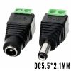 5v-30V Male / Female 2.1 X 5.5mm DC Power Plug Jack Adapter Barrel Connector DC-5.5