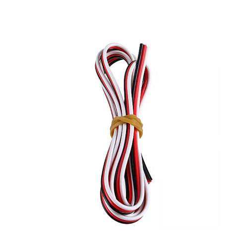 1 Meter Futaba Black/red/white 22AWG 60cores Servo Extension Cable/ Flat 3P Cable without Connector FY-22