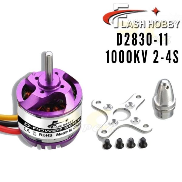 3b512e73dca81cda935ad32359548187.jpeg Flash Hobby D2830-11 1000KV 2-4S Brushless Motor