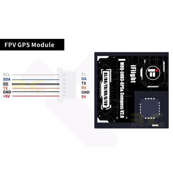iFlight BLITZ M10 GPS Module Built-in QMC5883L Compass for FPV Racing Drone MX3908