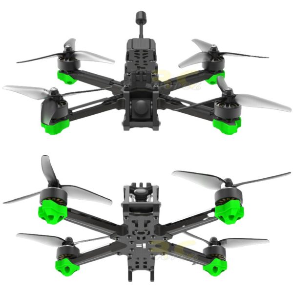 iFlight Nazgul Evoque F5X V2 Squashed X Analog 6S 5 Inch FPV Racing Drone With RaceCam R1 Mini Camera F5XV2-AN