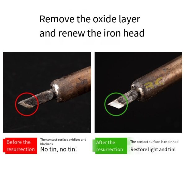 8g Electrical Soldering Iron Tip Refresher Solder Cream Clean Paste For Iron Tip Black Non-Stick Tin BG-Paste