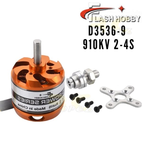 61dae7f2f3d3c05220f72a44945d96f9.jpeg Flash Hobby D3536-9 910KV 2-4S Brushless Motor