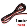1 Meter Futaba Black/red/white 22AWG 60cores Servo Extension Cable/ Flat 3P Cable without Connector FY-22