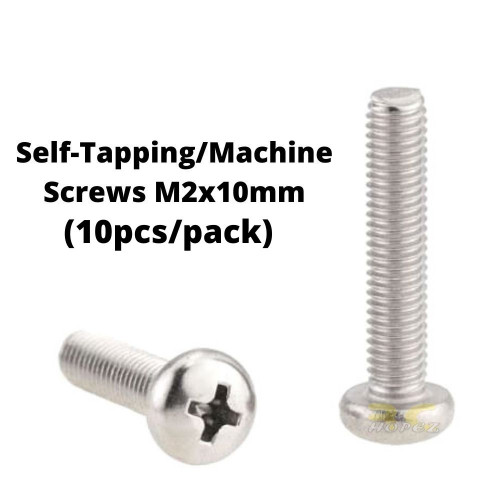 762ef246aaafdd1b672cad66f51762c4.jpeg Self-Tapping/Machine Screws M2x10mm (10 pcs/pack) QS0210