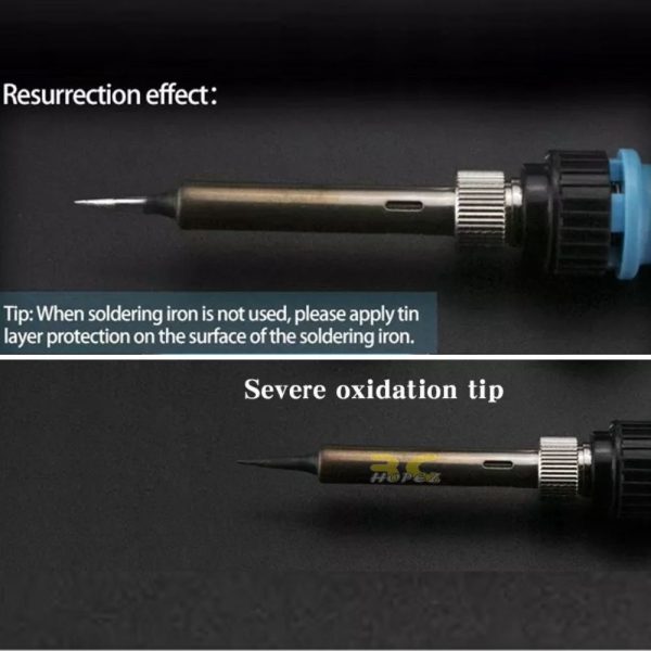 8g Electrical Soldering Iron Tip Refresher Solder Cream Clean Paste For Iron Tip Black Non-Stick Tin BG-Paste