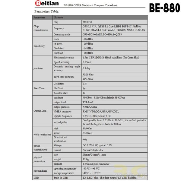 80e0af0dbca0ec812e816040979762b6.jpeg Beitian BE-180 BE-220 BE-880 M10050 GNSS GPS Module For Fixed Wing FPV RC Drone Airplane XJ537