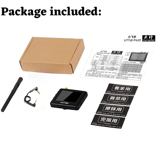 Hawkeye Little Pilot Master Edition 2.5Inch LED Display 5.8G 48CH Dual Receiver HD Monitor with DJI AV Output XJ395