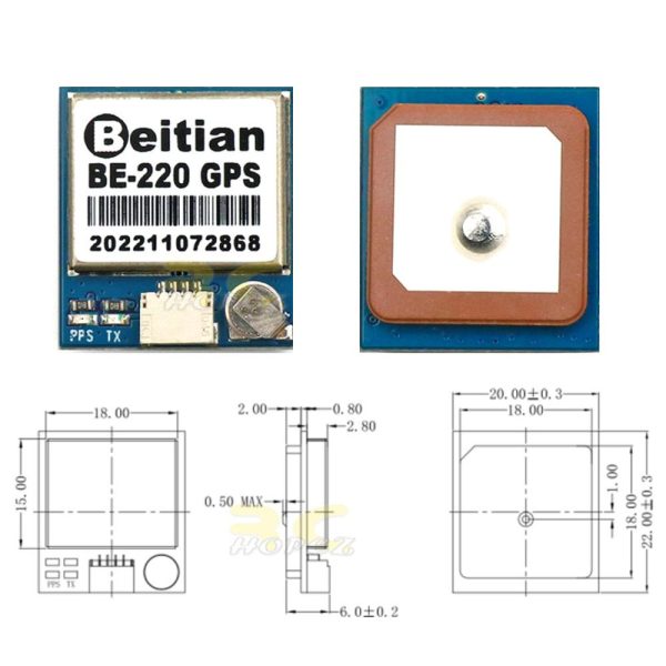 c215713ddb8e54a5ac654d762511da2f.jpeg Beitian BE-180 BE-220 BE-880 M10050 GNSS GPS Module For Fixed Wing FPV RC Drone Airplane XJ537