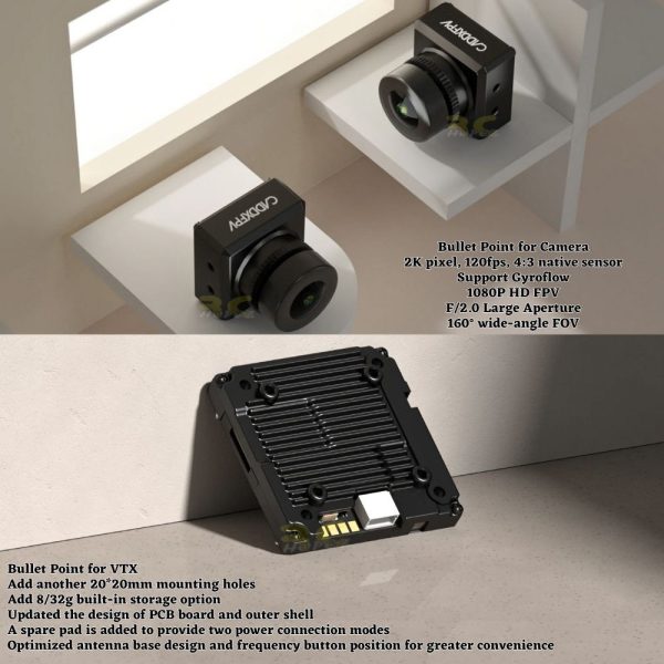 c4060d141e193effaa0f10616090957a.jpeg Caddx Walksnail Avatar HD V2 Camera / VTX V2 Kit 8G/32G WN-Avatar V2