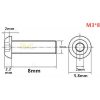 10.9 Level Mushroom Semicircular Head Hexagon Socket Screw M3mmX6/8/12/16mm (2pcs/pkt) IH-M3