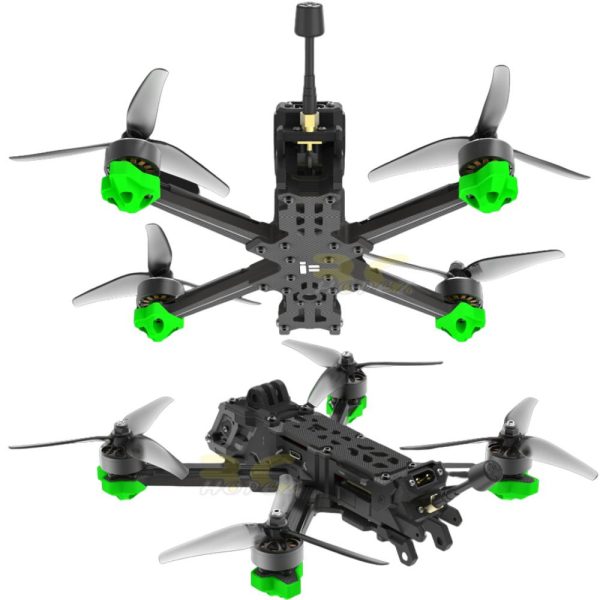 iFlight Nazgul Evoque F5X V2 Squashed X Analog 6S 5 Inch FPV Racing Drone With RaceCam R1 Mini Camera F5XV2-AN