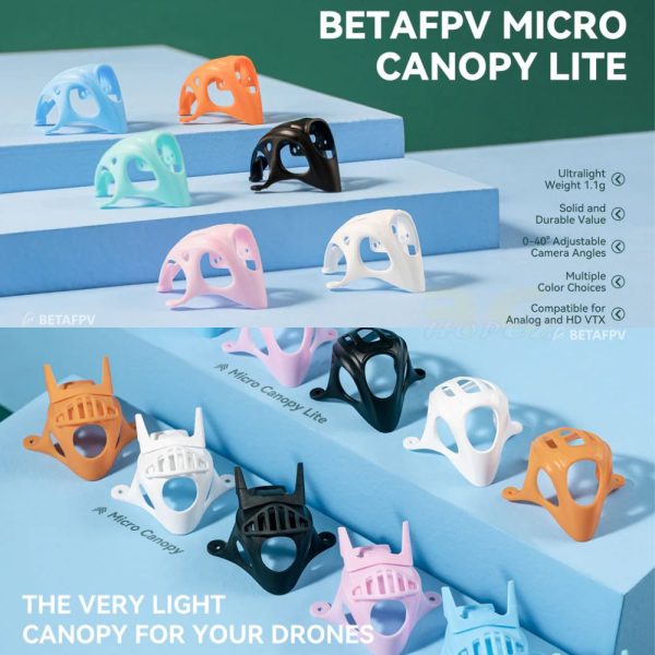 BetaFPV Micro Canopy Lite For Analog & HD Camera Compatible With Meteor65/65 Pro/75/75 Pro/85 BT-Lite