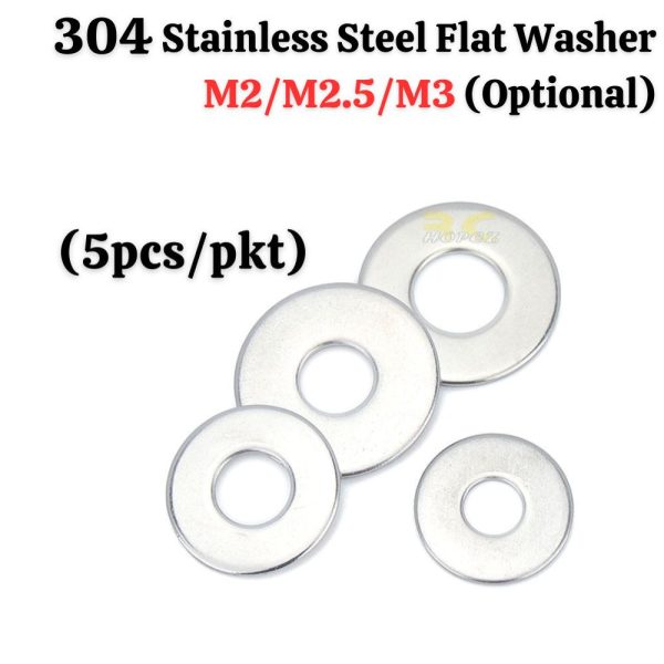 ed7d02ae45ccc66d872da47c0743ccfa.jpeg Flat Washer M2 M2.5 M3 304 Stainless Steel Washer Plain Washer Gaskets (5pcs/pkt) WS-Washer