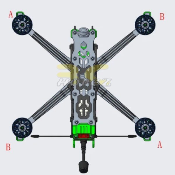 1pc iFlight Nazgul Evoque F5X V2 Frame Kit Spare Part 6mm Arm MXF5XV2-Arm