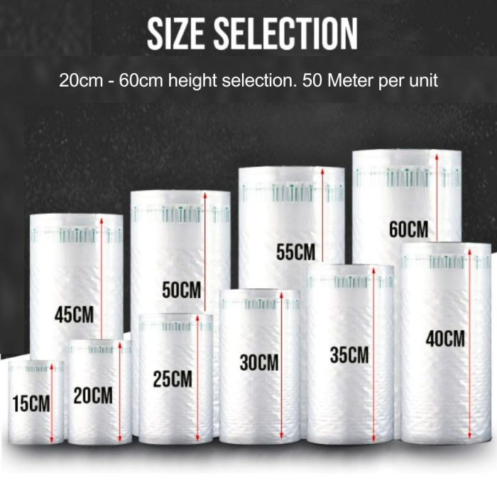 Inflatable Air Column Air Bubble Wrap Tube Protective Packaging Wrap