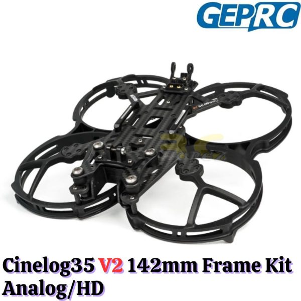 59d94b79086b8b358dfc2b685ffbb6a4.jpeg GEPRC Cinelog35 V2 Frame Kit GEP-CL35 V2 142mm 3.5Inch Compatible Analog/HD GEP-CL35 V2