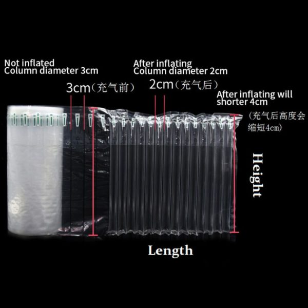 7d19e3a68a75507fec6babb0f833f46b.jpeg Inflatable Air Column Air Bubble Wrap Tube Protective Packaging Wrap (20cm-60cm) x 50Meter HDL
