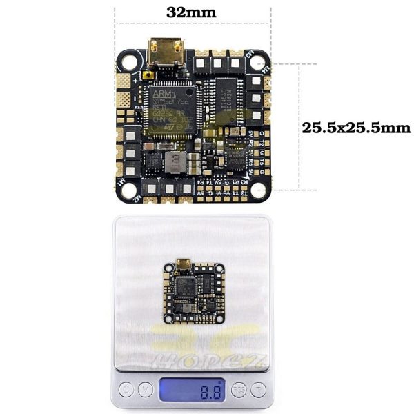 GEPRC GEP F722-45A F7 AIO V2 45A BL_S 2-6S 4in1 Brushless ESC (25.5×25.5) for Cinelog35 FPV Racing Drone GEP-F722-45