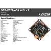 GEPRC GEP F722-45A F7 AIO V2 45A BL_S 2-6S 4in1 Brushless ESC (25.5×25.5) for Cinelog35 FPV Racing Drone GEP-F722-45