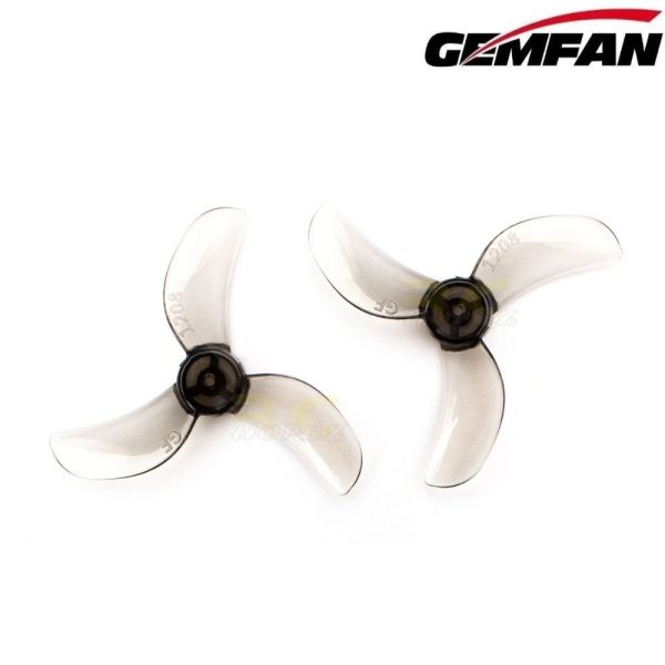 d04e0076bb424d30d3376ee59afcb79b.jpeg Gemfan 1208-3 31mm Single Hole 0.8mm/1.0mm/1.5mm Shaft Propeller (4 pairs/8pcs) Gem1208-3