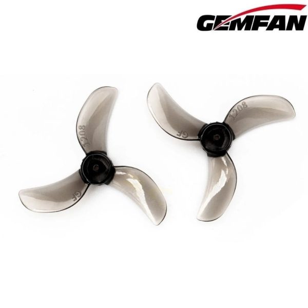 d54a61b73fb8a069beddfd12c1111645.jpeg Gemfan 1208-3 31mm Single Hole 0.8mm/1.0mm/1.5mm Shaft Propeller (4 pairs/8pcs) Gem1208-3