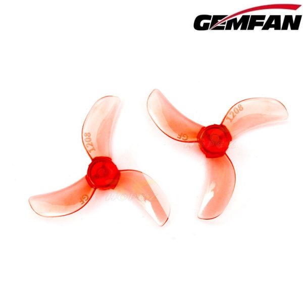 de9af2ff62706aca7f187d36be6eb4f1.jpeg Gemfan 1208-3 31mm Single Hole 0.8mm/1.0mm/1.5mm Shaft Propeller (4 pairs/8pcs) Gem1208-3
