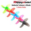 Happymodel Mobula7 40mm 4-Blade Propeller 1.0mm shaft (2cw 2ccw) 2 pairs XJ253N
