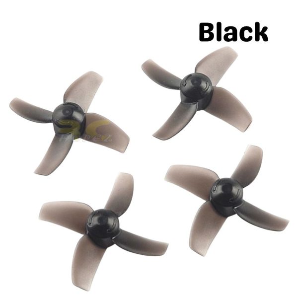 Happymodel Mobula7 40mm 4-Blade Propeller 1.0mm shaft (2cw 2ccw) 2 pairs XJ253N