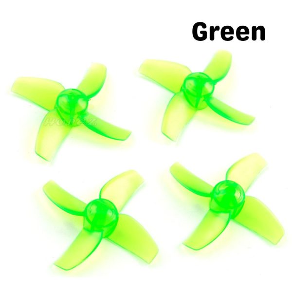 Happymodel Mobula7 40mm 4-Blade Propeller 1.0mm shaft (2cw 2ccw) 2 pairs XJ253N