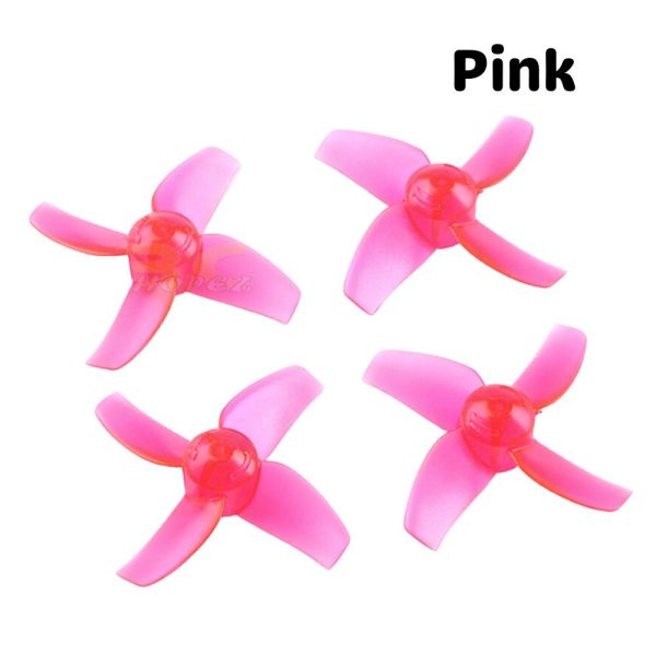 Happymodel Mobula7 40mm 4-Blade Propeller 1.0mm shaft (2cw 2ccw) 2 pairs XJ253N