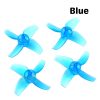 Happymodel Mobula7 40mm 4-Blade Propeller 1.0mm shaft (2cw 2ccw) 2 pairs XJ253N