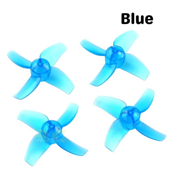 Happymodel Mobula7 40mm 4-Blade Propeller 1.0mm shaft (2cw 2ccw) 2 pairs XJ253N