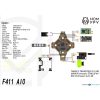 HOMFPV F411 35A 2-6S (20x20) Blheli_S AIO Flight Controller HOM-F411AIO
