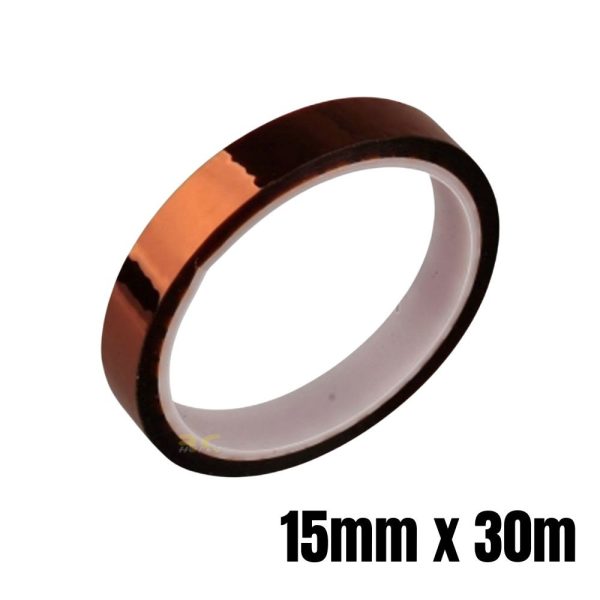 4af57b6c86940f0371b4562ad02c7119.jpeg Temperature-resistant Kapton Tape Single Side 15MM*30M-Dark Brown Color JD1530