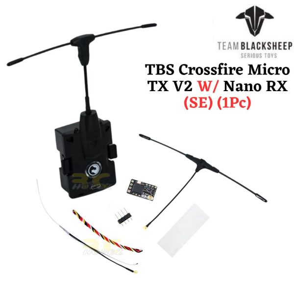 90e6441d0b4ab55f8efeec4aa172edc0.jpeg TBS Crossfire Micro TX V2 Starter Set w/ Nano RX (SE) FPV Long Range Compatible For TX16S/TX12/Boxer Remote TBS