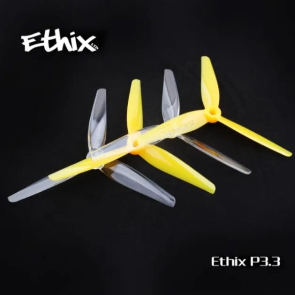 HQProp Ethix P3.3 Mango Lassi (2CW+2CCW) 5mm Hole 3-blade Propeller (2 pairs/4pcs)  HQEP3.3