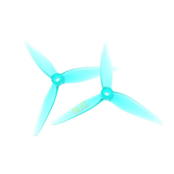 HQProp R36 5.1X3.6X3 Blue/Light Grey/Yellow (Optional) 5mm Hole 3-Blades propeller (2pairs/4pcs) HQR36